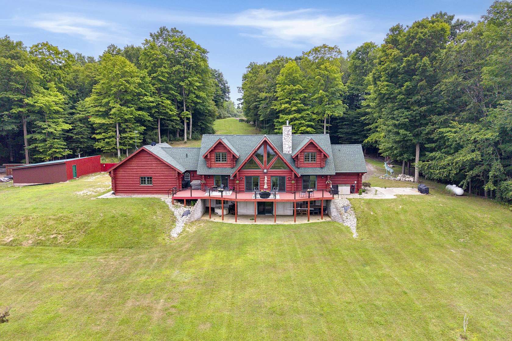 17 Acres of Land with Home for Sale in Manistee, Michigan