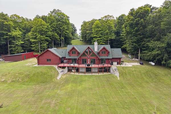 17 Acres of Land with Home for Sale in Manistee, Michigan