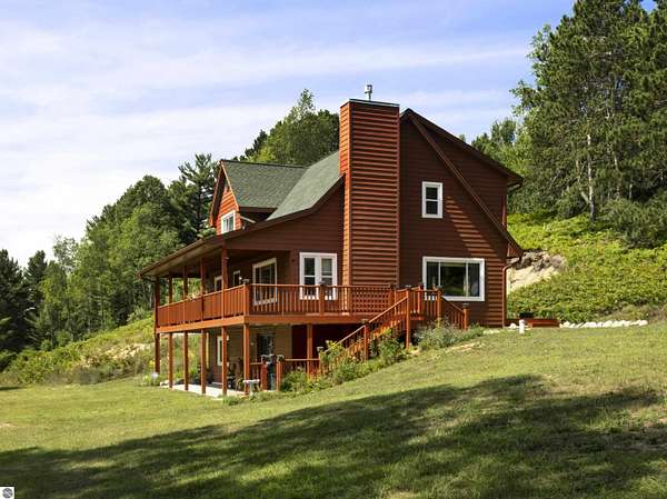 10.3 Acres of Land with Home for Sale in Copemish, Michigan
