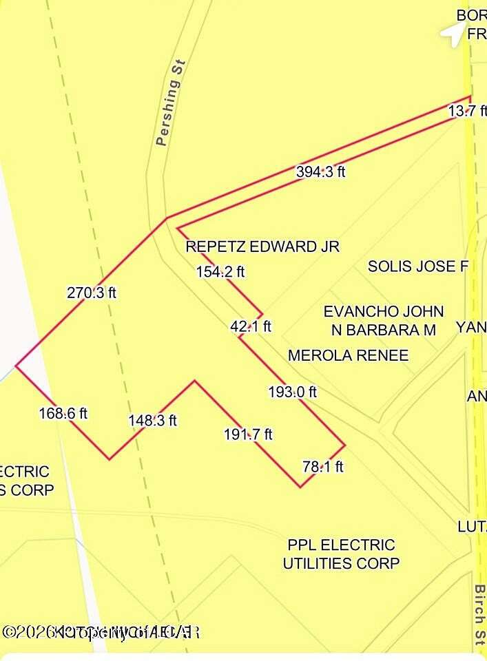 Residential Land for Sale in Freeland, Pennsylvania