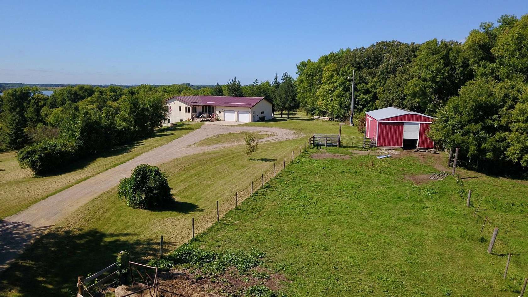 27.2 Acres of Land with Home for Sale in Kandiyohi, Minnesota