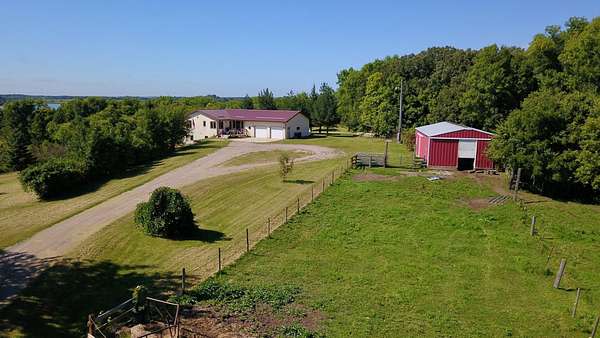 27.2 Acres of Land with Home for Sale in Kandiyohi, Minnesota
