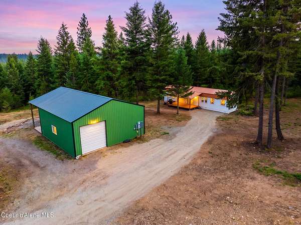 5.4 Acres of Land with Home for Sale in Spirit Lake, Idaho