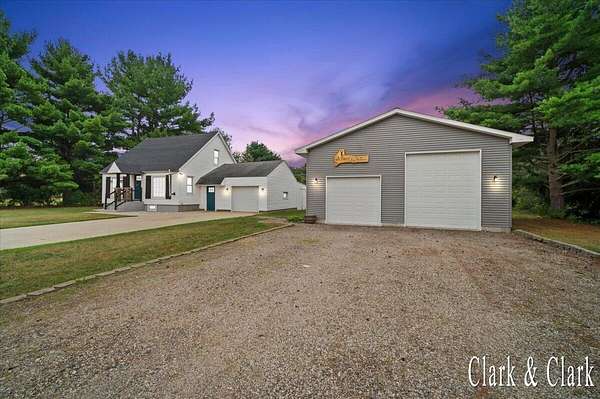1.72 Acres of Land with Home for Sale in Newaygo, Michigan