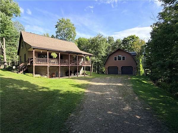 6.5 Acres of Land with Home for Sale in Corning, New York