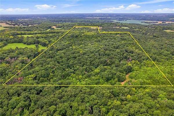 80 Acres of Recreational Land with Home for Sale in Paola, Kansas