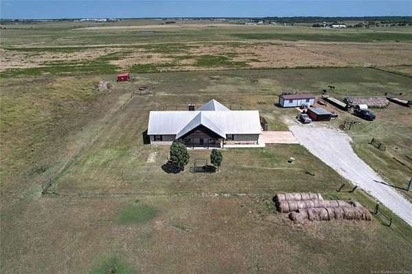 20 Acres of Agricultural Land with Home for Sale in Vinita, Oklahoma