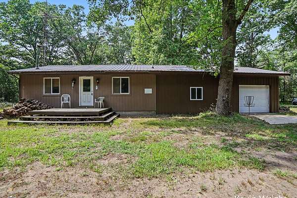 10 Acres of Recreational Land with Home for Sale in Hesperia, Michigan