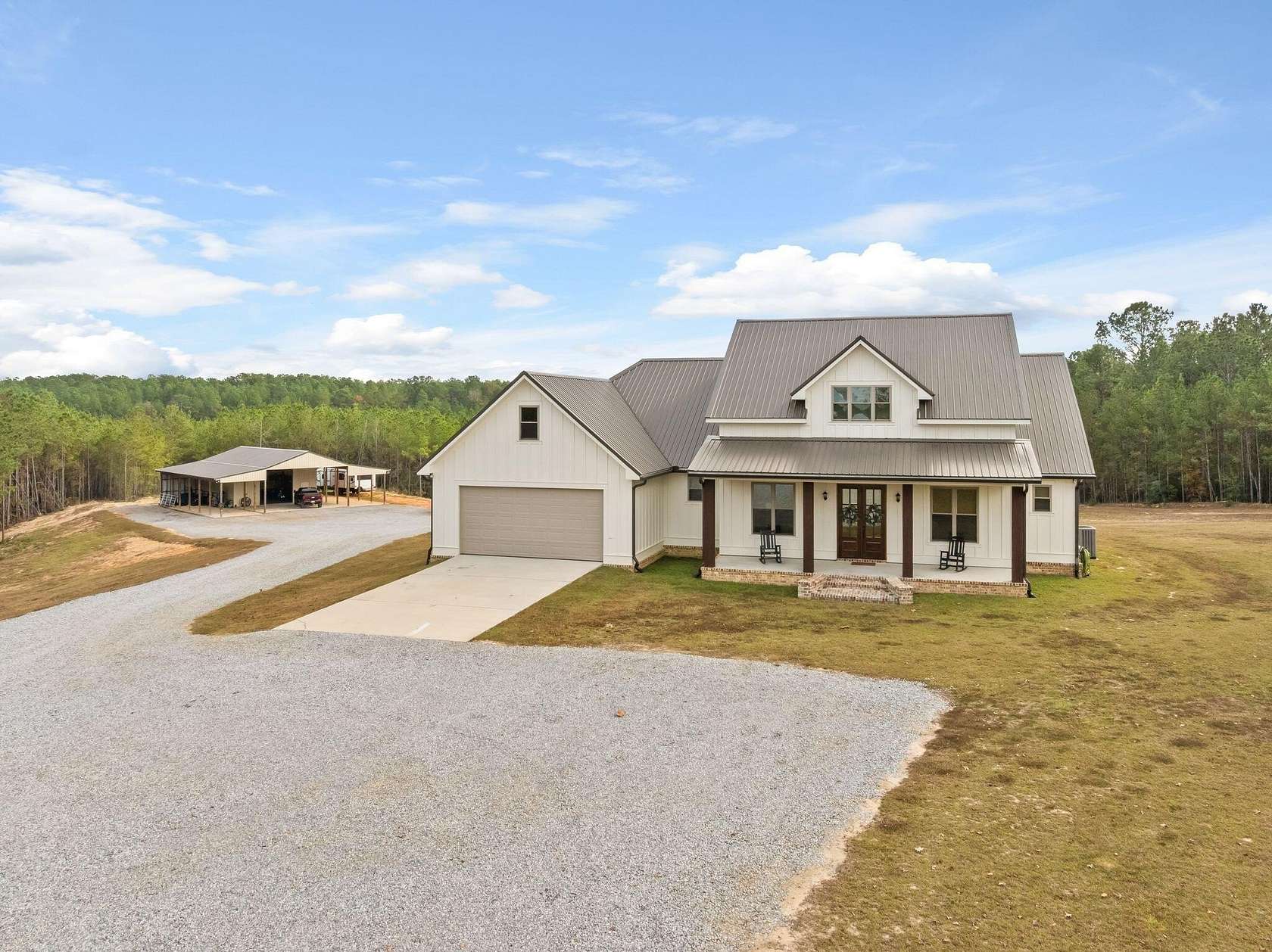 10 Acres of Recreational Land with Home for Sale in Sumrall, Mississippi
