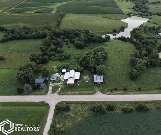 8.5 Acres of Land with Home for Sale in Murray, Iowa