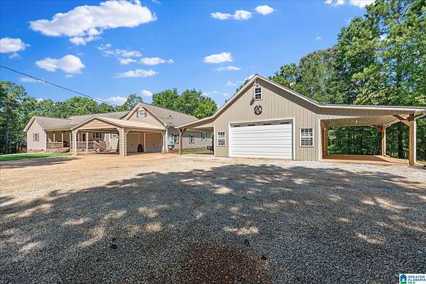 5.55 Acres of Land with Home for Sale in Wedowee, Alabama