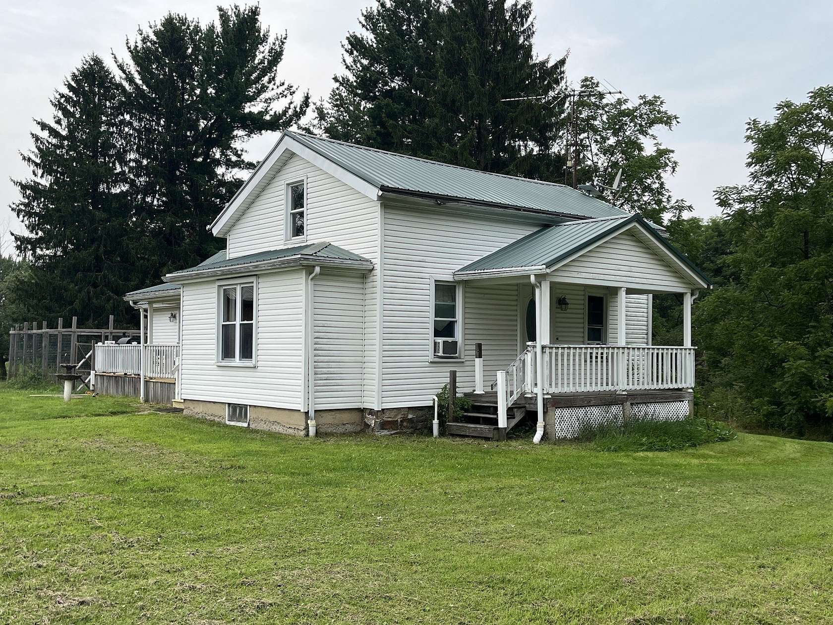 10 Acres of Land with Home for Sale in Linesville, Pennsylvania