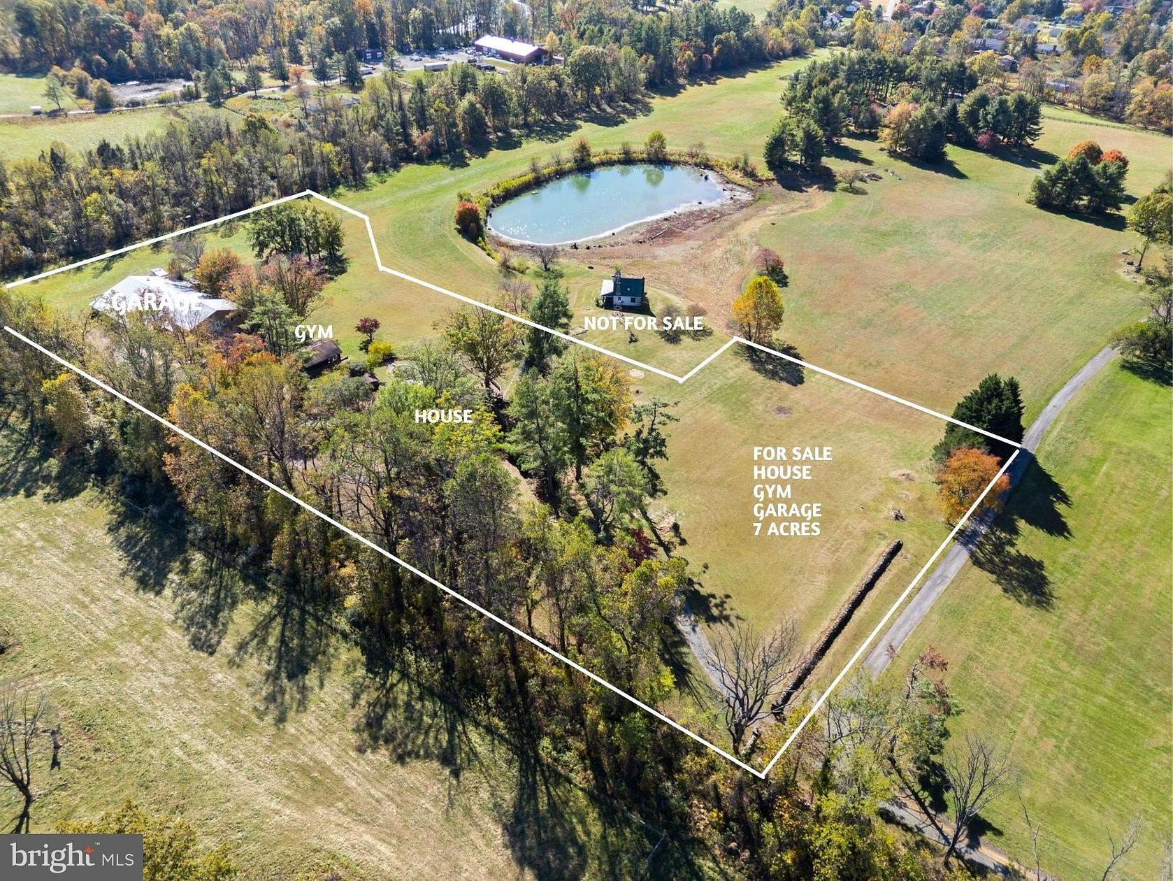 7 Acres of Land with Home for Sale in Warrenton, Virginia