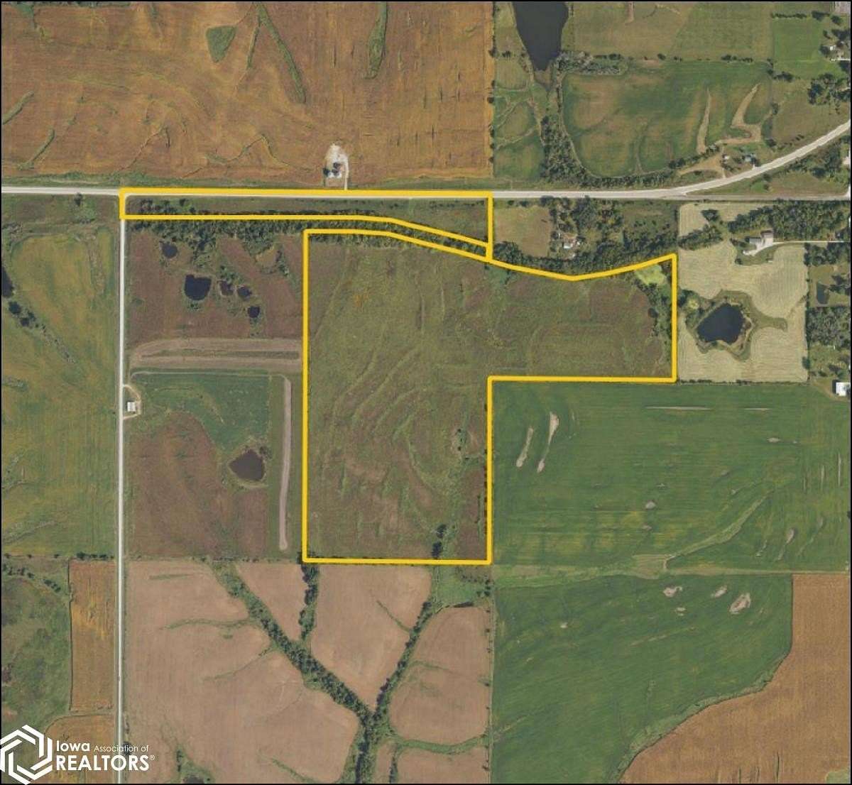 105 Acres of Agricultural Land for Auction in Kellerton, Iowa