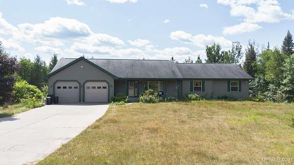 150 Acres of Recreational Land with Home for Sale in Republic, Michigan