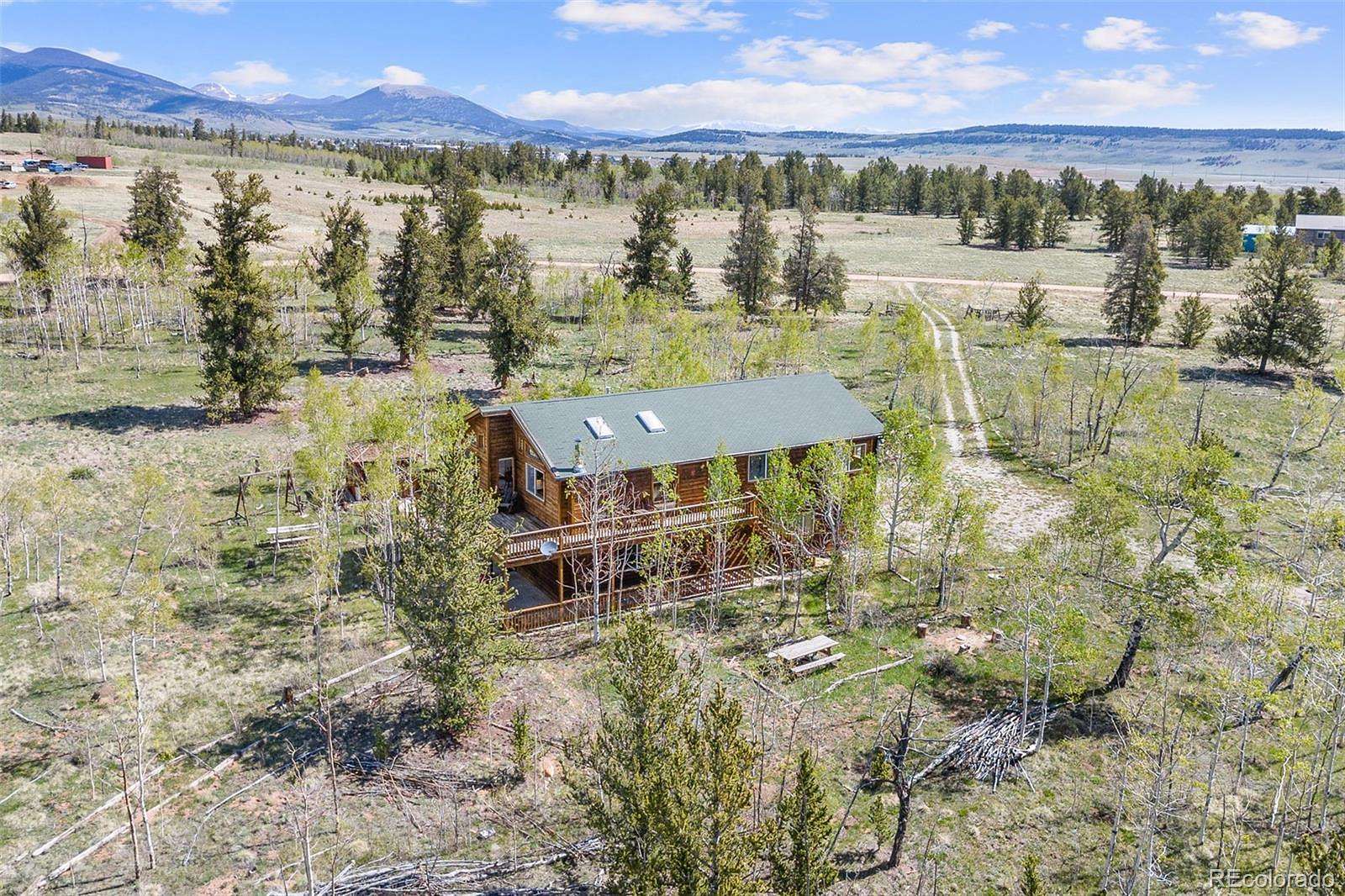 11.2 Acres of Recreational Land with Home for Sale in Fairplay, Colorado