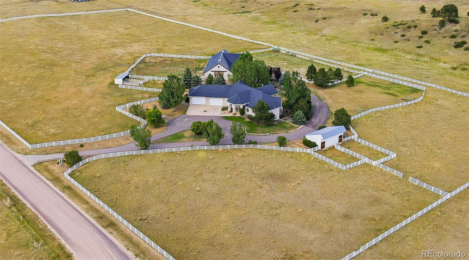 13.5 Acres of Land with Home for Sale in Franktown, Colorado