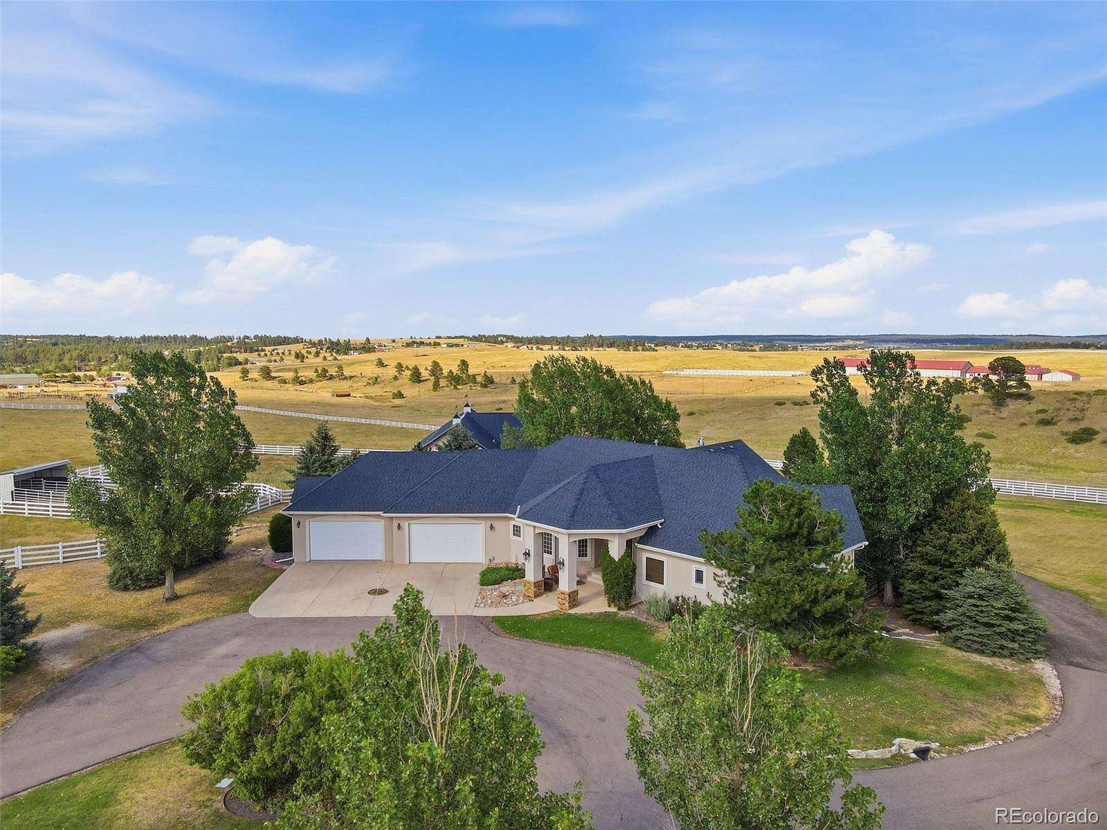 13.5 Acres of Land with Home for Sale in Franktown, Colorado