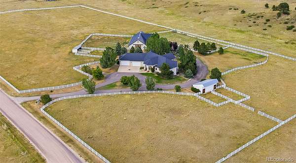 13.5 Acres of Land with Home for Sale in Franktown, Colorado