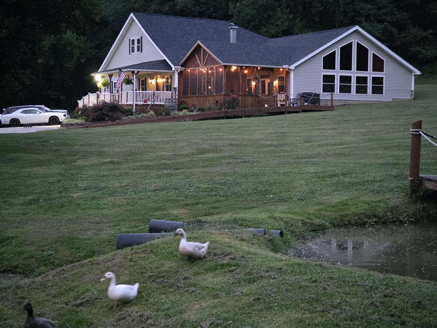 11 Acres of Recreational Land with Home for Sale in Barboursville, West Virginia