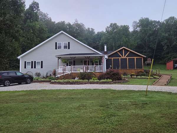 11 Acres of Recreational Land with Home for Sale in Barboursville, West Virginia