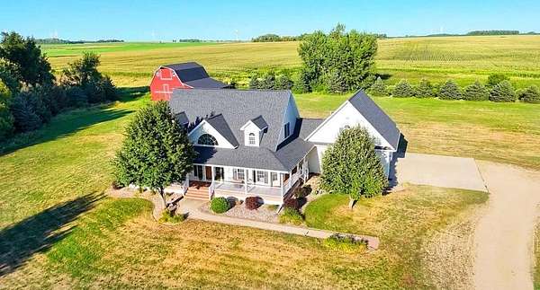 7.62 Acres of Land with Home for Sale in Hendricks, Minnesota
