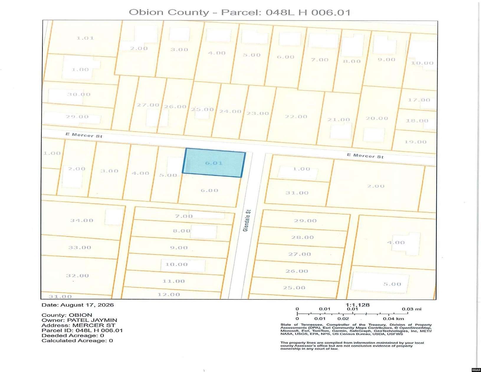 0.12 Acres of Land for Sale in Union City, Tennessee