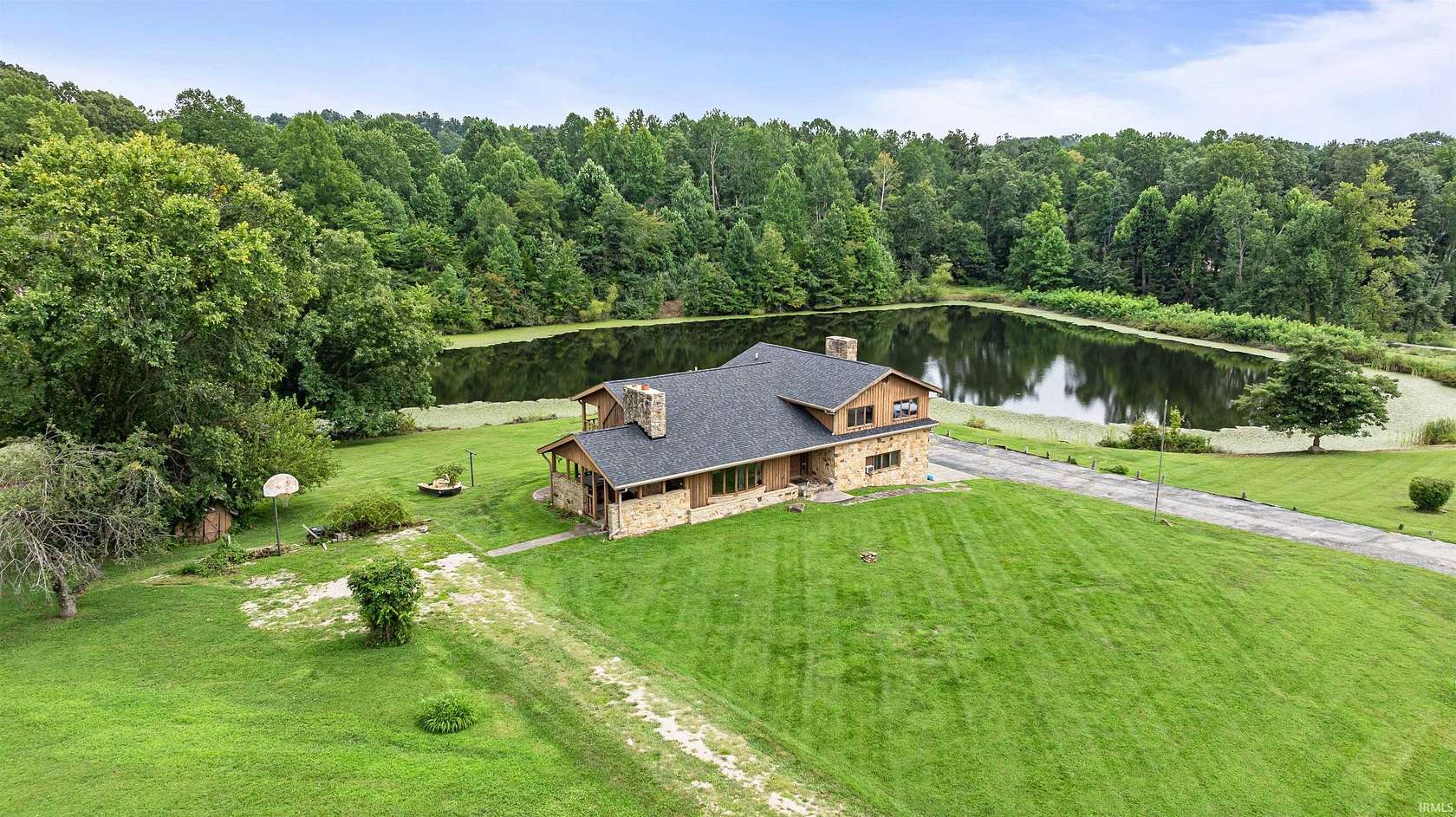 15 Acres of Land with Home for Sale in Spencer, Indiana