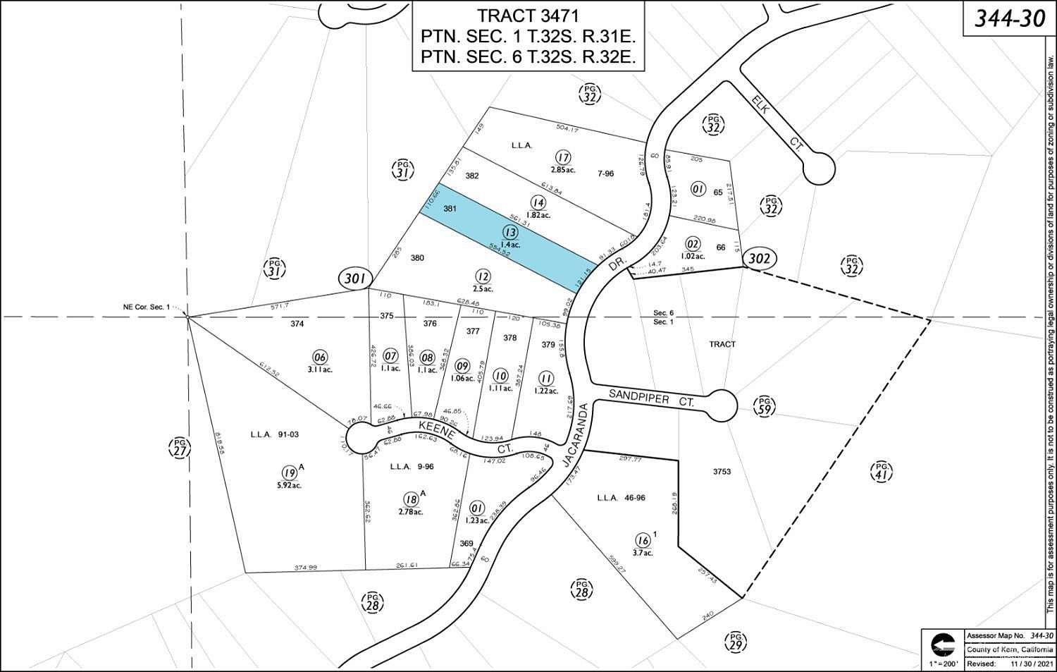 1.4 Acres of Residential Land for Sale in Tehachapi, California