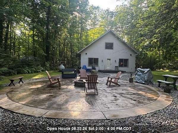 14.5 Acres of Recreational Land with Home for Sale in Townsend, Wisconsin
