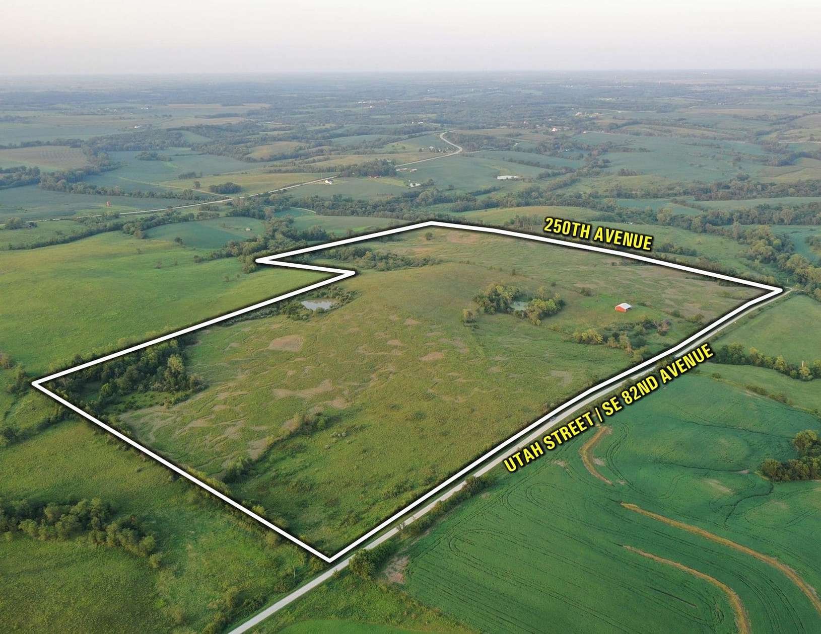 100 Acres of Land for Sale in Lacona, Iowa