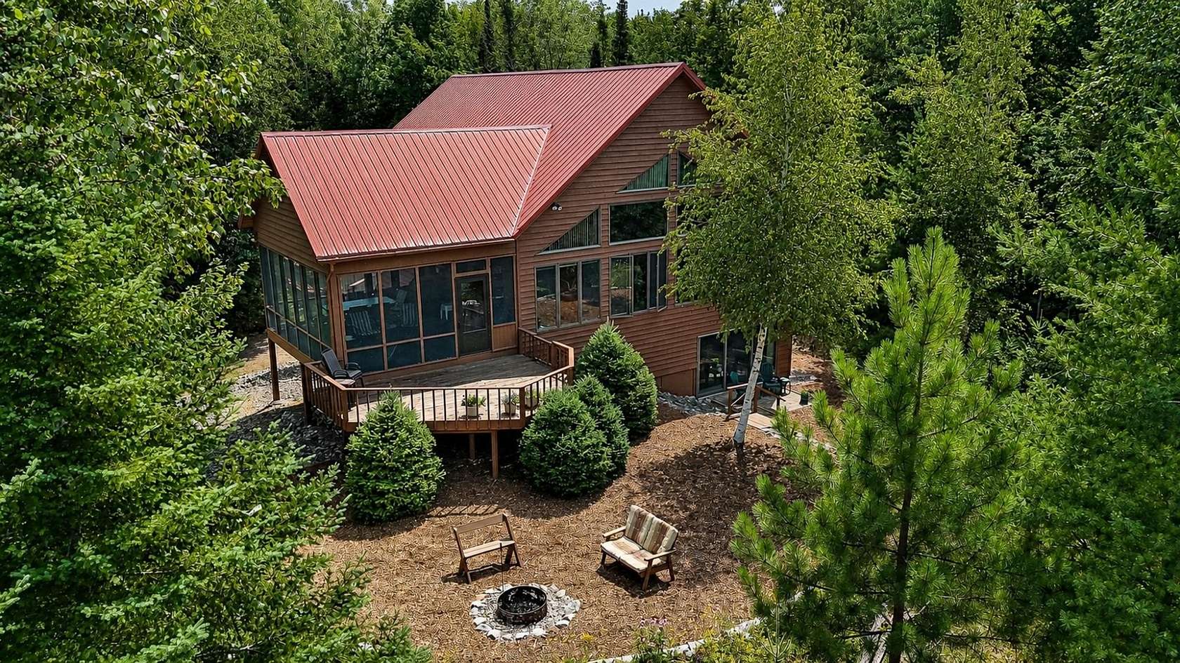 10.3 Acres of Recreational Land with Home for Sale in Winchester, Wisconsin