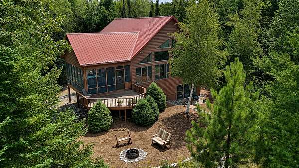 10.3 Acres of Recreational Land with Home for Sale in Winchester, Wisconsin