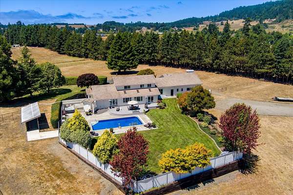 5 Acres of Land with Home for Sale in Hydesville, California