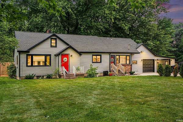 3 Acres of Land with Home for Sale in Elkhart, Indiana