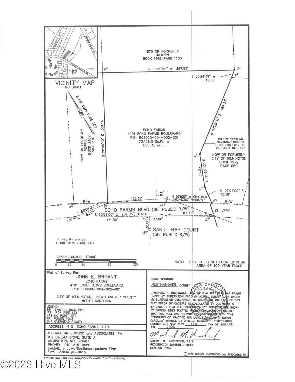 1.68 Acres of Residential Land for Sale in Wilmington, North Carolina
