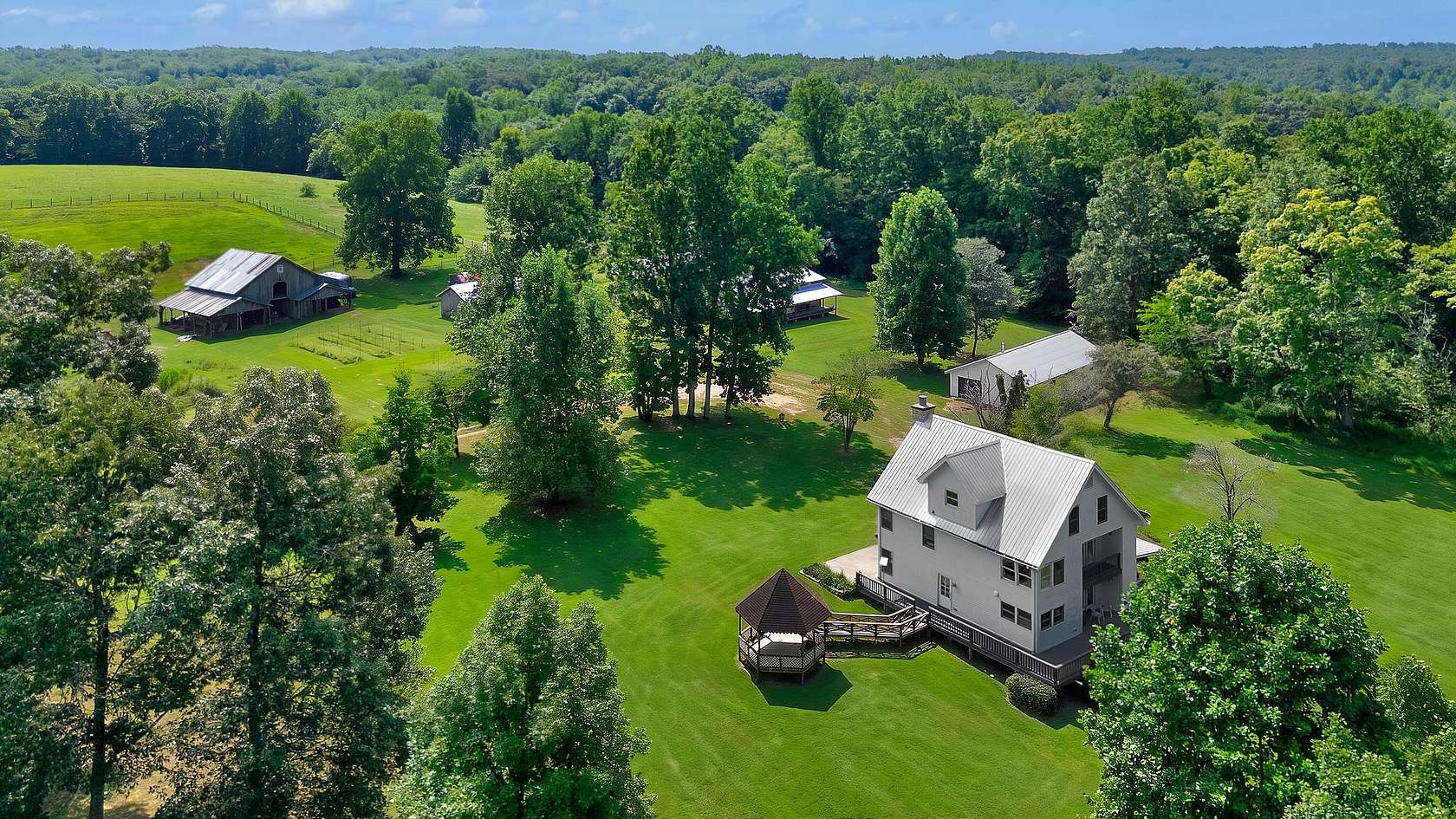 36 Acres of Agricultural Land with Home for Sale in Shady Grove, Tennessee