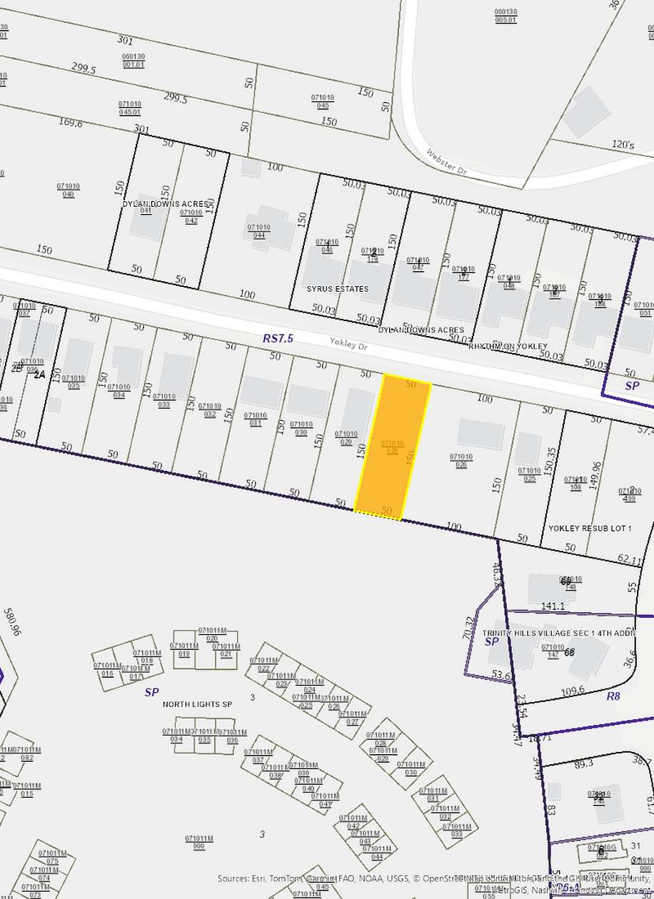 Residential Land for Sale in Nashville, Tennessee