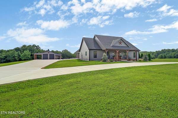 9.82 Acres of Land with Home for Sale in Jamestown, Tennessee