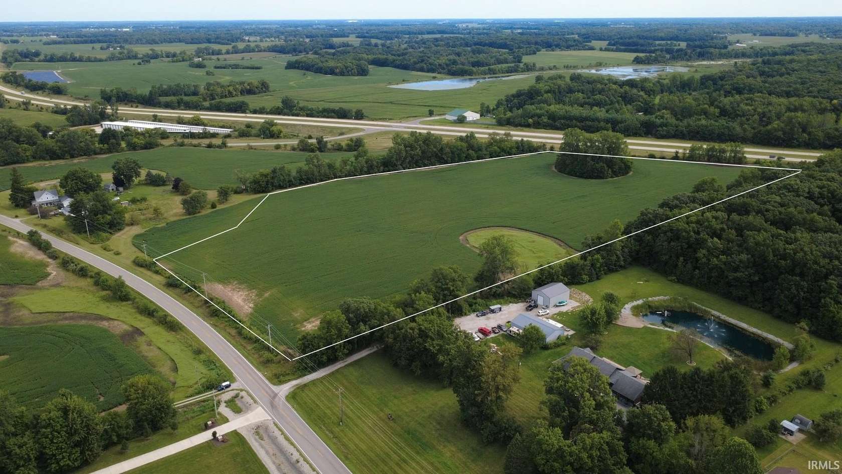 18.1 Acres of Land for Sale in Huntertown, Indiana
