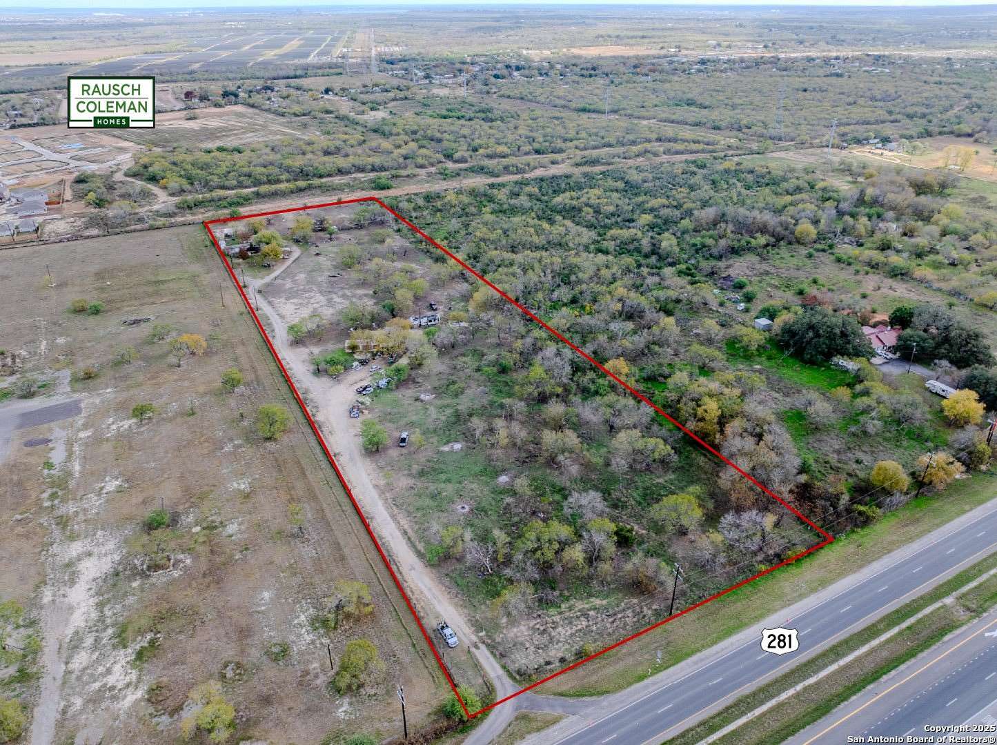 8.66 Acres of Commercial Land for Sale in San Antonio, Texas