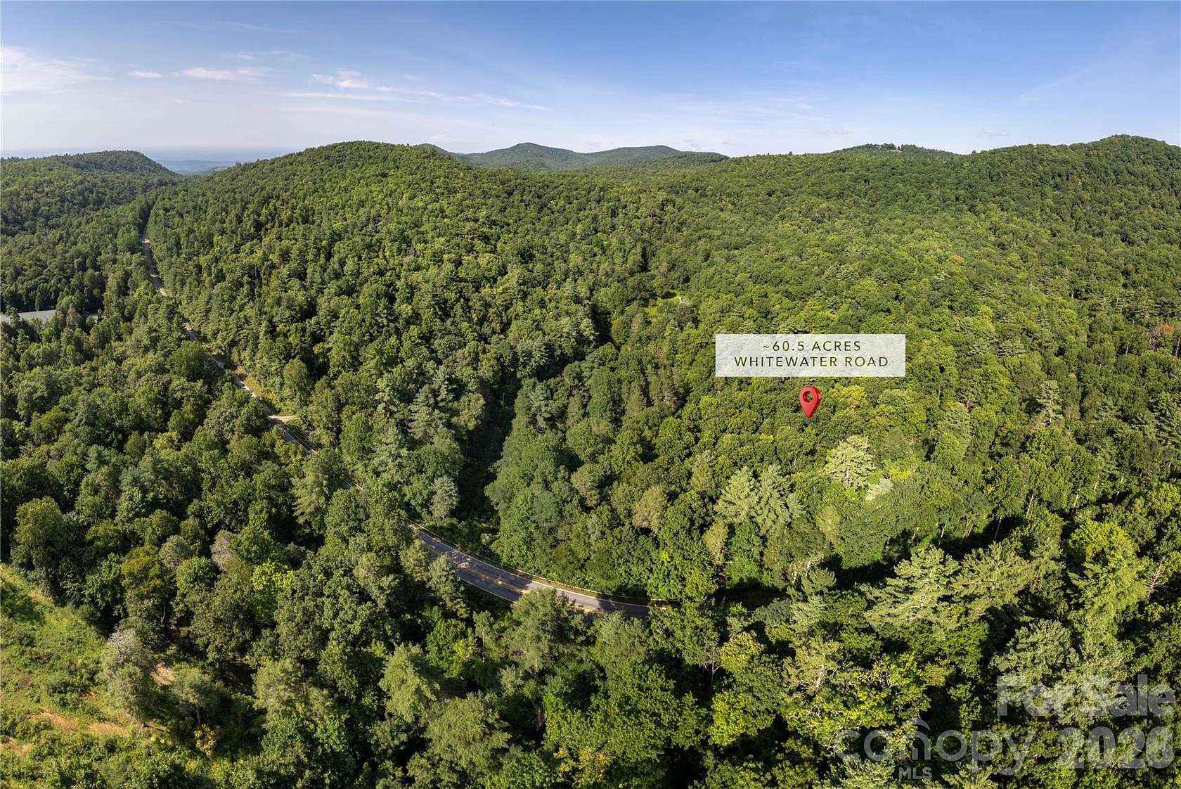 54 Acres of Recreational Land for Sale in Sapphire, North Carolina