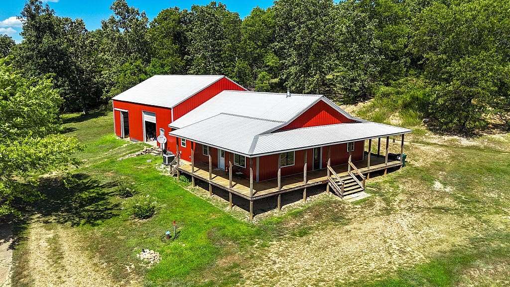 20 Acres of Land with Home for Sale in Brixey, Missouri