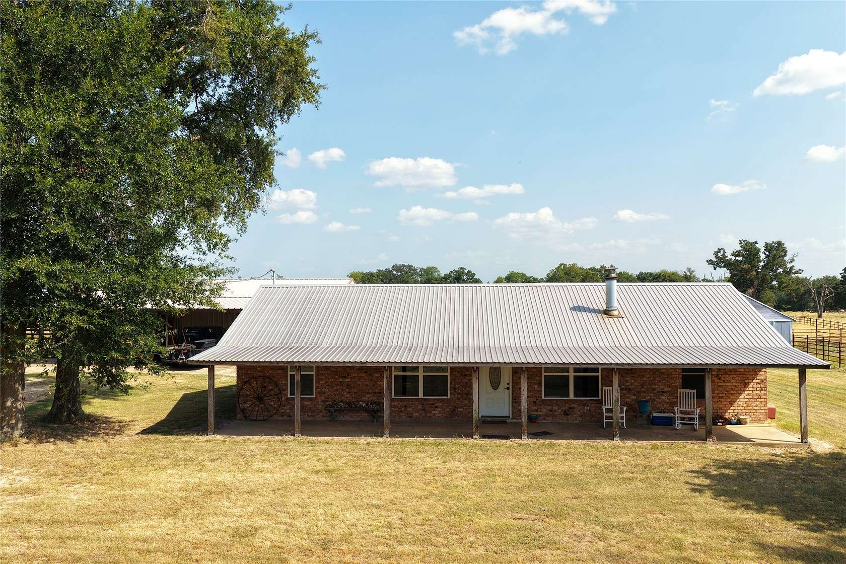 43 Acres of Agricultural Land with Home for Sale in Donie, Texas