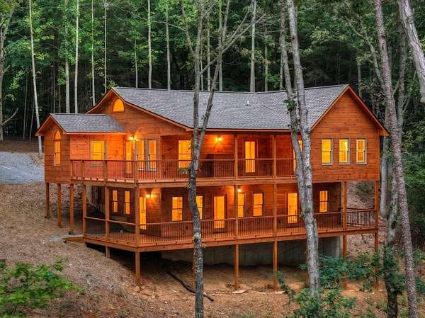 3.56 Acres of Land with Home for Sale in Ellijay, Georgia