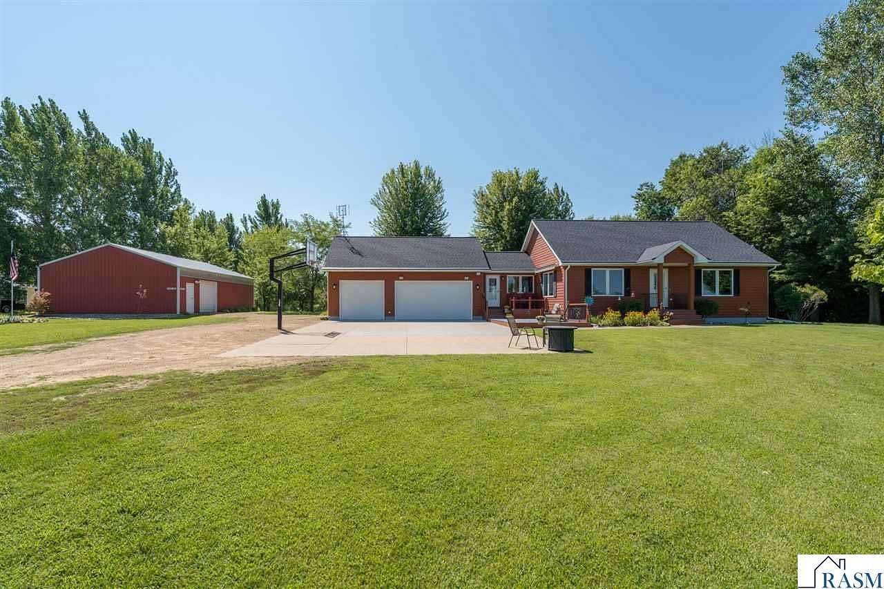 6.67 Acres of Land with Home for Sale in Madison Lake, Minnesota