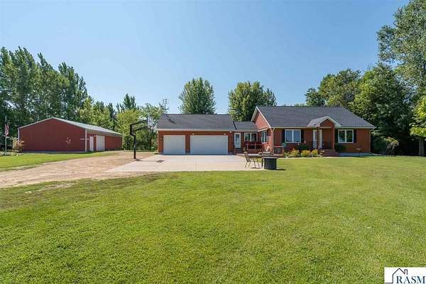6.67 Acres of Land with Home for Sale in Madison Lake, Minnesota