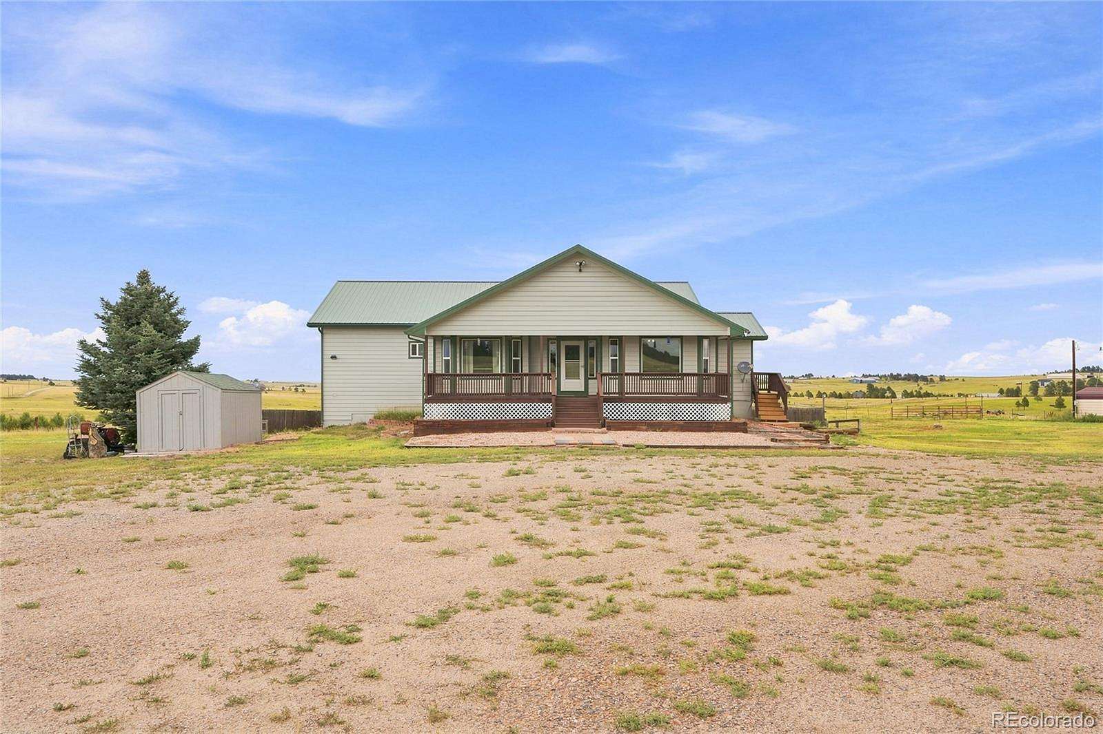 39 Acres of Agricultural Land with Home for Sale in Elizabeth, Colorado