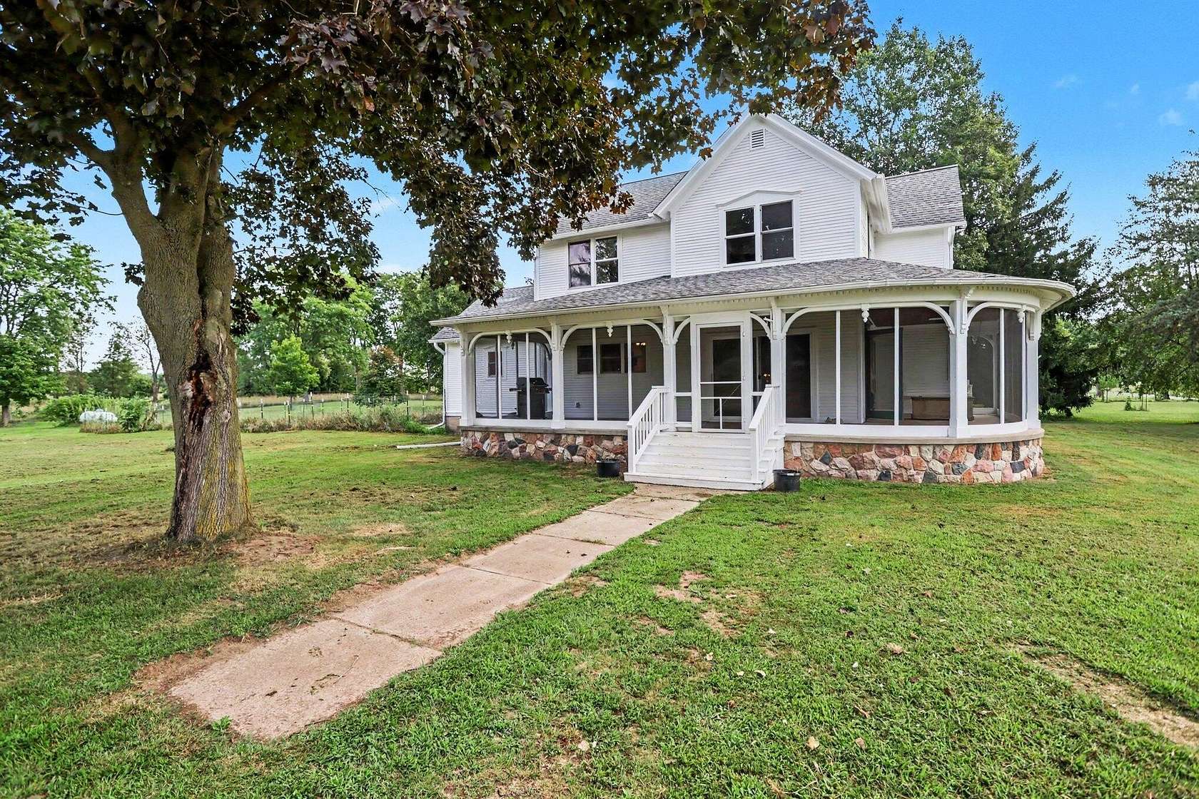 6.5 Acres of Land with Home for Sale in Homer, Michigan