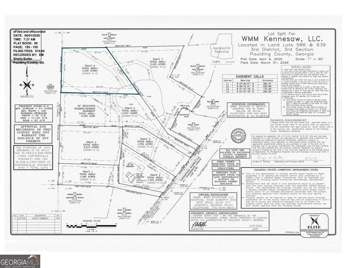 2.36 Acres of Residential Land for Sale in Dallas, Georgia